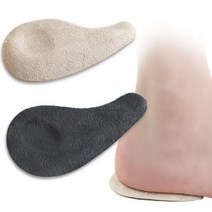 휜다리 실리콘 쿠션 패드 안짱다리 오다리 깔창남자 아치 운동화, 베이지