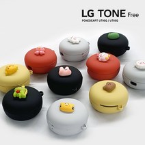 LG 톤프리 케이스 UT90Q / UT60Q 폰디아트 캐릭터 케이스, LG 톤프리 UT60Q, 크림로즈, 강아지