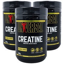 유니버셜뉴트리션 크레아틴 파우더, 500g, 3개
