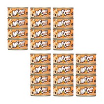 미아오 고양이캔 1박스 고양이간식 콤보 치어 게살 치킨 참치, 연어+참치