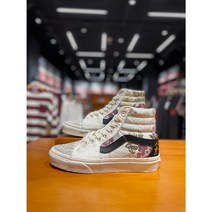(VANS) 보드화 남여공용 스니커즈 BROCADE SK8-HI 스케이트-하이 (화이트) (VN0A5KRH8L8)(1144617)