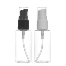 [허브스프레이] 에센스 펌프용기 10ml~40ml, 1개, 40ml 투명용기 흰색캡