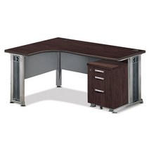 굿하우스 이래나 1800 L형 사무용 책상, 색상:좌측형-연체리