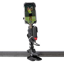 Golf Gadgets - Swing Recording System with Battery Charger | Jaws Clamp & Gooseneck Mount with Magn, One size fits all Smartphones