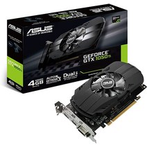 ASUS PH-GTX1050TI-4G GEFORCE GTX 1050 TI 4GB GDDR5 그래픽 카드, 1개