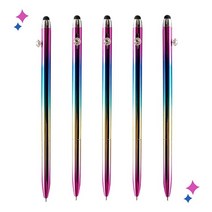 [소량주문가능]무지개니들터치UV펜-300개이상 실크인쇄 1도 무료