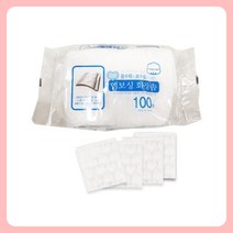 순면 이미용 엠보싱 화장솜 100매 순면화장솜 클렌징 네일솜, 상품선택