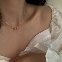 DFMEI 심플 목걸이 쇄골체인 스웨터 체인 목걸이 여