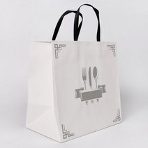 KM 조리도시락 모조지 도시락 초밥 배달 포장 쇼핑백 1박스 200장, KM 조리도시락 모조지 쇼핑백