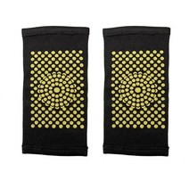 무릎치료기 무릎마사지 무선 진동기 무릎 마사지기 치료기 1 쌍 자체 가열 패드 자기 치료 패드 통증 완화 관절염 슬개골 슬리브 패드 지원, 쑥 블랙, m