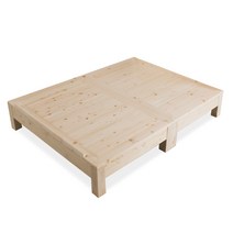 친환경편백아트 편백 분리형 평상 침대 F201