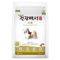 뉴트리나 건강백서 시츄 강아지사료, 6개, 2kg, 연어