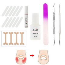 발톱파고들때 뇌성 발톱 내성 발톱 자가 치료 교정 기 테이프 내향성 세트 밴드 정리기 야스리 깎이 니퍼 큐렛, 발톱 케어세트 1개