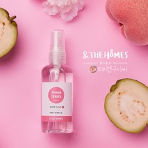 앤더홈즈 섬유향수 레몬라임 과일향 룸스프레이 100ml 드레스퍼퓸, 1개, 피치앤구아바