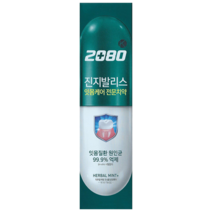 2080 진지발리스 허벌민트 치약, 150g, 2개
