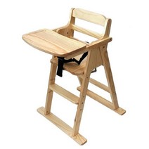 베이비캠프 유아용 접이식 원목식탁의자 vi02, 원목색