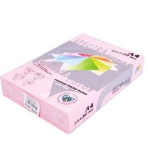 스펙트라 칼라 용지 A4 색상지 핑크색 색지 500매, 단품