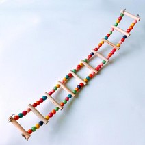 앵무새 나무 사다리 등반 장난감 매달려 다채로운 구슬 스탠드 용품, 07 10 ladders