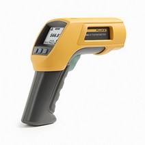 Fluke 566 Dual Infrared Thermometer -40 to +1202 Degree F Range Contact/Non Contact null, 1, -40 to 1202 Degree F Range
