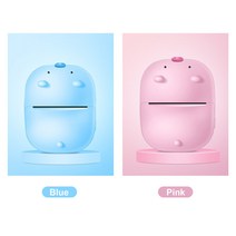 바코드프린터 무선 미니 열전사 프린터 200dpi BT 연결 사진 라벨 메모 잘못된 질문 인쇄 기계 도구, 01 분홍색