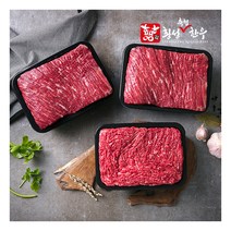 [횡성축협한우] 정육세트 냉장 1++등급(국거리 600g+불고기 600g+장조림600g), 상세 설명 참조