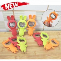 자석 실리콘 병따개, C. 고양이 자석 오프너 (레드)