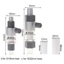 이산화탄소 발생기 수조 CO2 분무기 디퓨저 외부 반응기 수족관 1216mm 1622mm, 2