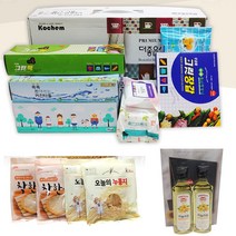 구정 설날 명절 선물 세트 누룽지 카놀라유 미숫가루 크린팩 키친타올, 김수미김자반(4종)
