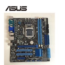 ASUS P7H55-M LE 마더보드 LG 호환A 1156 DDR3 8GB 인텔 H55 P7H55 데스크탑 메인 보드 SATA II PCI-E X16 중고