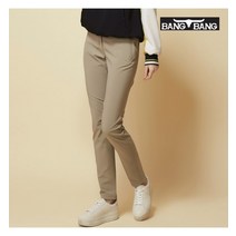 뱅뱅 뱅뱅 여성 썸머 폴리스판 팬츠 베이지