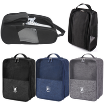 골프화 운동화 가방 신발 주머니 골프 슈즈백, [선택1] 슈즈백 싱글 블랙