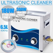 6.5l 초음파 청소기 스테인레스 스틸 목욕 180w 전원 조절 40khz 탈기 초음파 치과 청소기 가정용 의료, 기계 히터, 우리를