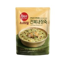 햇반 소프트밀 전복내장죽 420gX3개, 상세페이지 참조