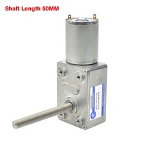 웜기어 감속기 4632-370 12V 볼트 DC M6 나사 샤프트 길이 50MM 3V6V24V 웜 기어드 모터 역방향 감속 자, 12 66rpm_02 12V