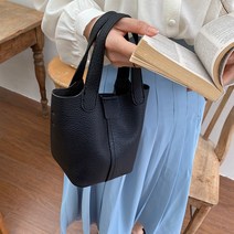 네추럴 pu가죽 여성 명품 토트백 차정원 제니 패션 스타일 가방