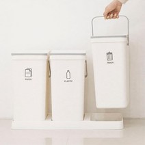 대용량 가정용 분리수거함 3단 20L 실내휴지통 욕실