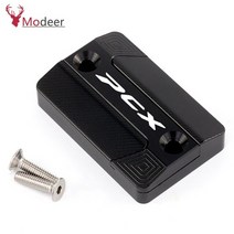 pcx 125 150 cnc 알루미늄 오토바이 앞 브레이크 오일 리저버 캡 pcx카울, pcx 블랙, 1개