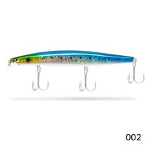 D1 낚시 미끼 어쌔신 미노우 145mm/23.5g 120mm19.5g 사일런트 워 블러 야광 바닷물 크랭크 베이트 스냅퍼, 16 163mm-002