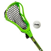 Franklin Sports 81.3cm(32인치) 청소년 미니 라크로스 스틱 및 볼 세트 그린
