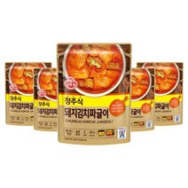 오뚜기 청주식 돼지김치짜글이 450g 신제품 칼칼 매콤, 5개