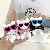 핸드메이드 베어브릭 석고방향제 답례품 돌 결혼식, 연핑크, 다우니