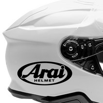 Arai 아라이 헬멧 스티커 오토바이 데칼, 180x78mm, 노랑