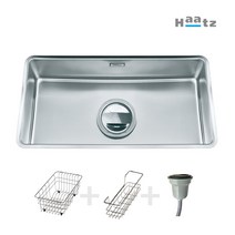하츠 사각싱크볼 HZ-Q8401C 엠보 배수구세트 악세사리 포함 싱크볼교체, 설치요청(부산만 가능/설치비 별도), 1개
