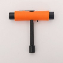 2023 프로페셔널 올인원 t형 스케이트 공구 T-스케이팅 L 자형 스크루 드라이버 소켓 다기능 스케이트 보드 조정 프로페셔널 스케이트보드 t형 도구 t형, 주황색