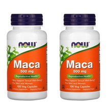 나우푸드 마카 500mg Veggie Capsules 100정 2개