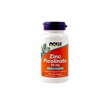 NOW Foods Zinc Picolinate 아연 피콜리네이트 이뮨 50mg120 Capsules 2팩