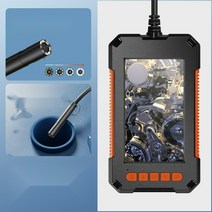 하수구내시경 엔진 기계 배관 관로 탐지기 누수 막힘 촬영 수선, 5미터 라인 5.5MM 듀얼 렌즈 녹색