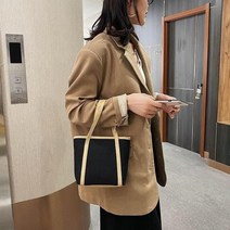 모모 캔버스 토트백(블랙) 가방