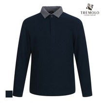 인디안 TREMOLO 남성 카라배색 티셔츠_TRNALWZ8211