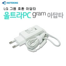 LG 15UD340 (LG15U34) 노트북 호환 19V 2.1A 40W (3.0X1.0) 어댑터 충전기, HONOR 그램, 1개